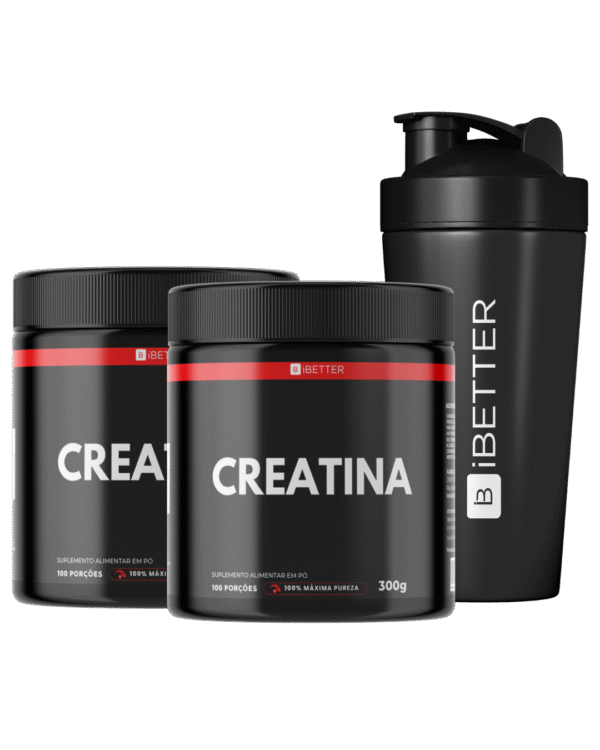 2 Creatinas - Grátis 1 Coqueteleira 600ml