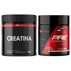 1 Creatina + 1 Pré-treino