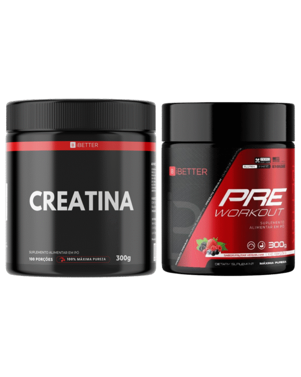 1 Creatina + 1 Pré-treino